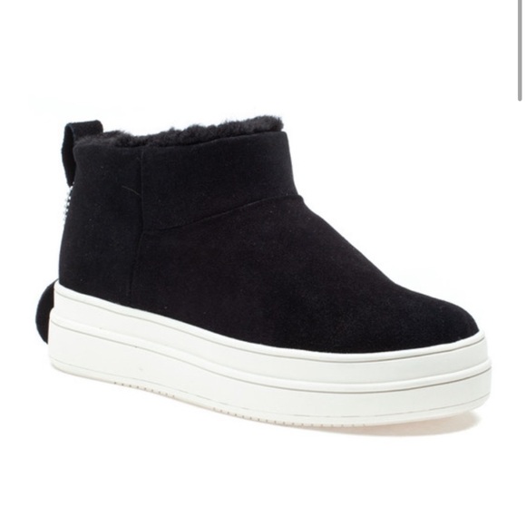 NWT J/SLIDES NIA Black Suede Sneaker Bootie - Picture 2 of 15